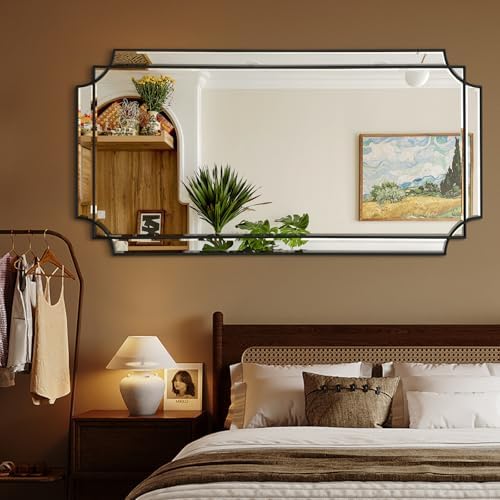 HQiJun Black Full Length Mirror - Image 2