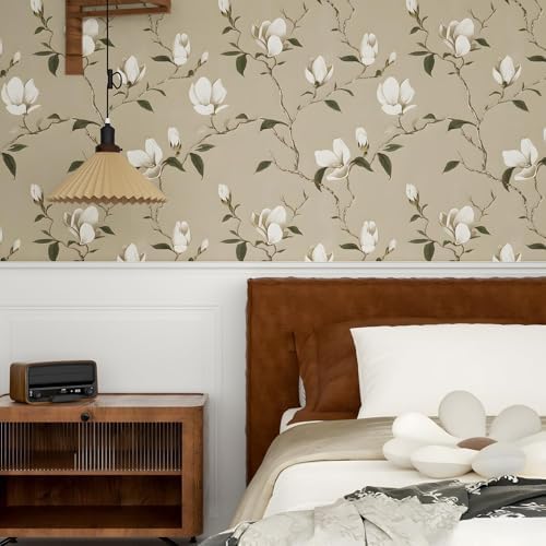Laatse Vintage Leaf Wallpaper Peel and Stick 17.5" x 393" - Image 3