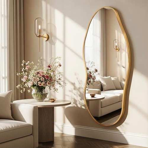 Irregular Full Length Mirror -Gold Mirrors - Image 4