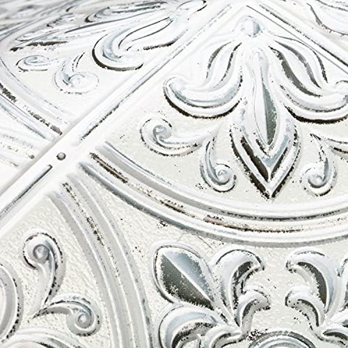 RoomMates StickTiles White Tin Peel and Stick Tile Backsplash, 10.5 inch x 10.5 - Image 6