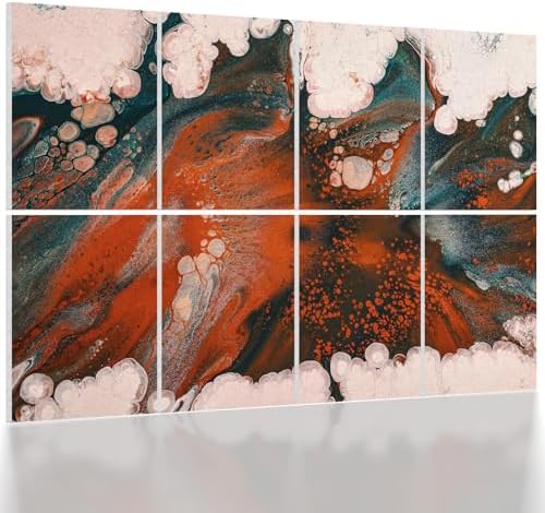 UMIACOUSTICS 8 Pcs 0.7Inch Thick Art Acoustic Panels, Total 47.2” x 31.5” by UMIACOUSTIC
