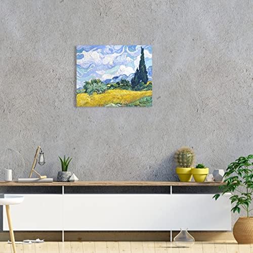 1 KINGO Van Gogh Canvas Wall Art: Wheat Field - Image 6