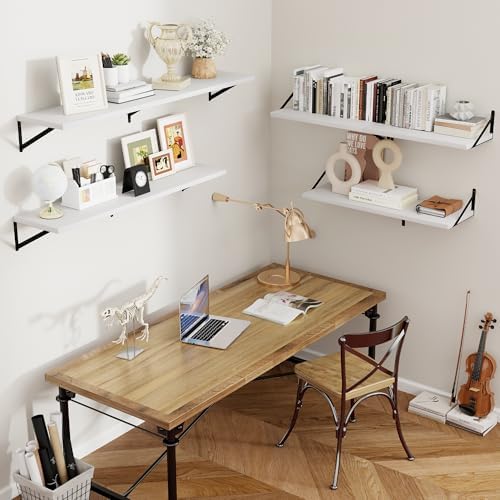 Axeman Floating Shelves for Wall White - Image 2