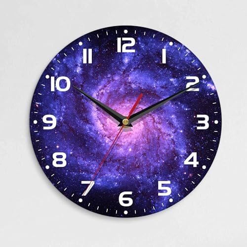Wall Clock, 10 Inch Silent Non-Ticking Home Kitchen Decor, Battery Operated by Unknown