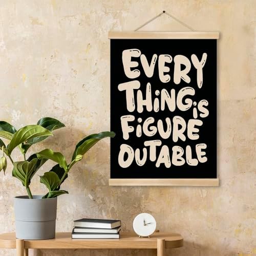 Everything is Figureoutable Inspirational Wall Art Decor, Positive Motivational - Image 2