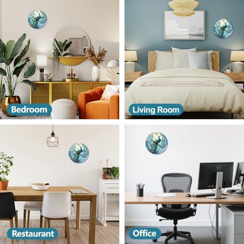 peacoblue Peacock Wall Clocks Battery Operated - Image 6