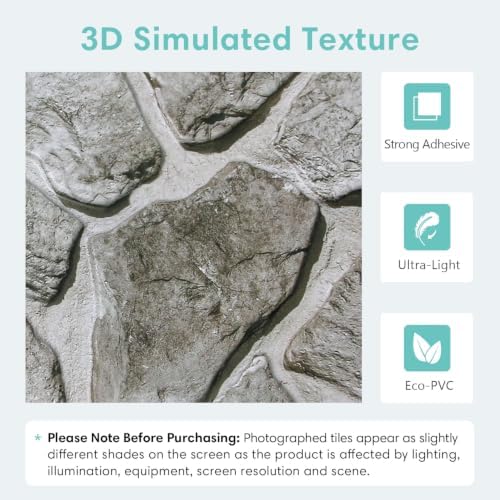 Commomy Faux Stone Peel and Stick Wall Panels - Image 3