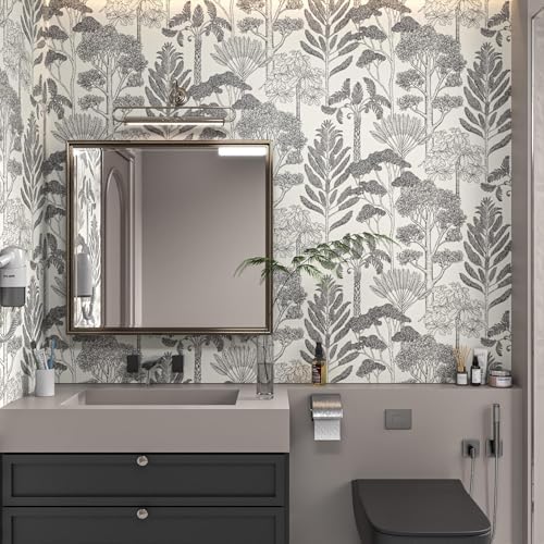 Forest Wallpaper Peel and Stick Vintage Tree Wall Paper 590in 17.3in - Image 5