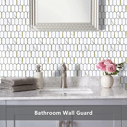 Vamos Tile Long Hexagon Peel and Stick Backsplash Tile - Image 6