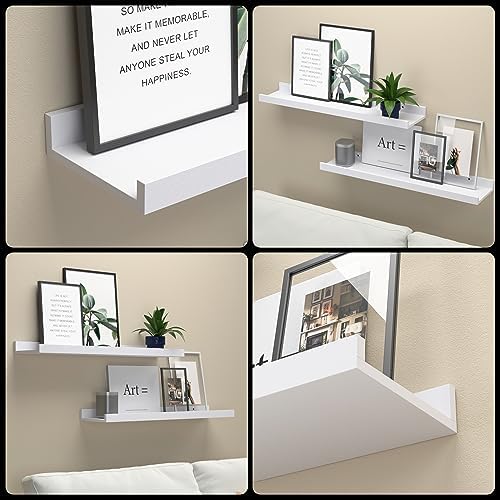 Boswillon Floating Shelves Set of 2, Long Wall Shelf - Image 4