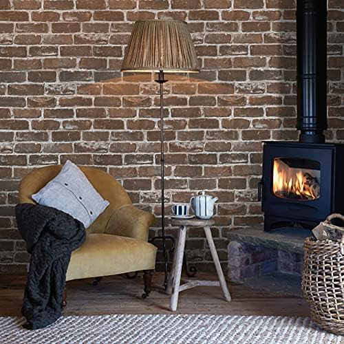 Timeet 3D Vintage Brown Brick Wallpaper 17.7"×393.7" Brick Peel and Stick - Image 3