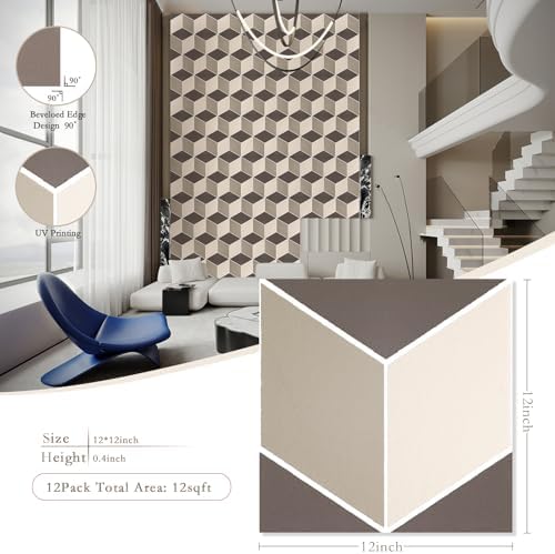 ArtVivid 12 Pack Acoustic Panels, Sound Proof Panels - Image 2