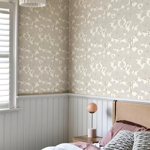 JiffDiff Tree Wallpaper Peel and Stick Jungle Wall Paper Forest Mural Stick on - Image 6