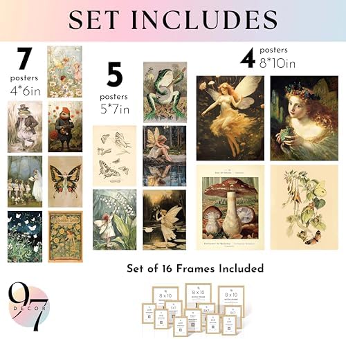 97 Decor Framed Fairycore Wall Art - Image 2