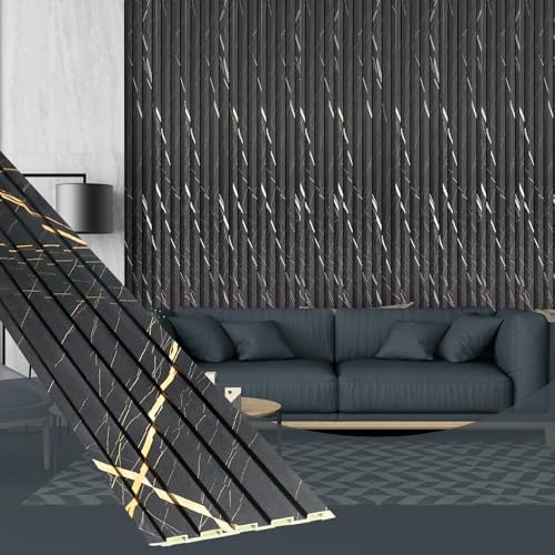 OUZUGIE WPC Acoustic Slat Wall Paneling by OUZUGIE