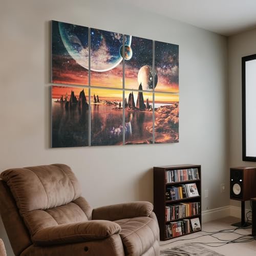 UMIACOUSTICS 8 Pcs 0.7Inch Thick Art Acoustic Panels Twice Thicker to other - Image 4
