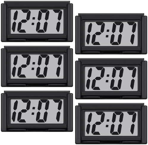 Frienda 6 Pieces Mini Small Digital Clock Stick On by Frienda