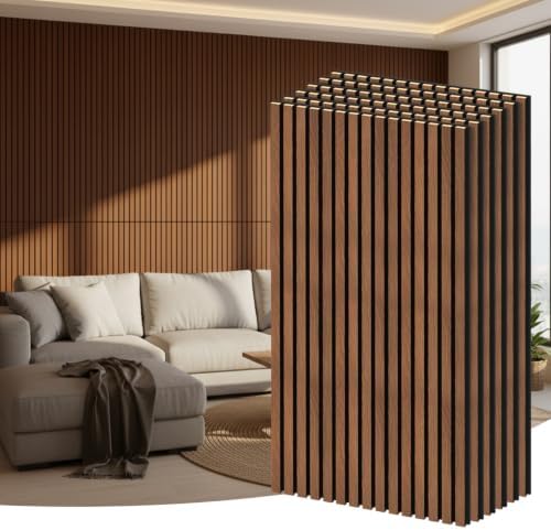 RITOLLO 6-Pack Wood Slat Wall Panels, 46.5 Sq Ft Coverage by Ritollo