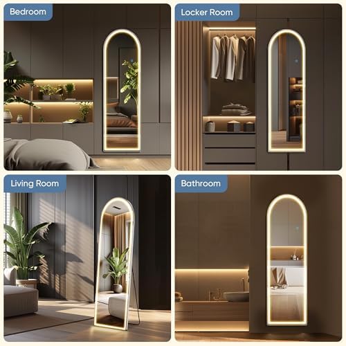 OLIXIS 16"x60" Arched Full Length Mirror - Image 5