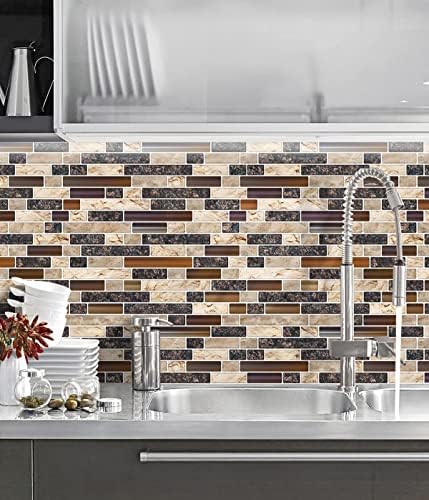 STICKGOO Thicker Design Peel and Stick Tile Backsplash, 12”×12”Stick on - Image 2