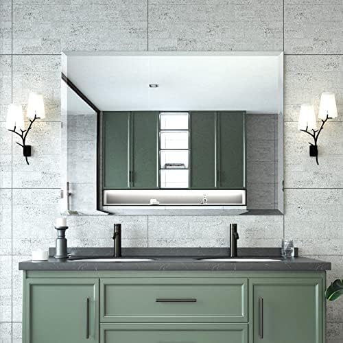 Mirrorons Beveled Mirror, Bathroom Mirrors by Mirrorons