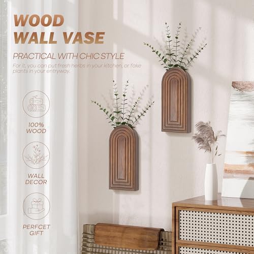 EOSAHR Rustic Wall Vase: Wall Planter - Image 4