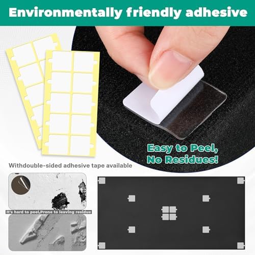 soundproof Foam Panels for Walls, Foam Acoustic Panels 48"×24"×2" Sound - Image 4
