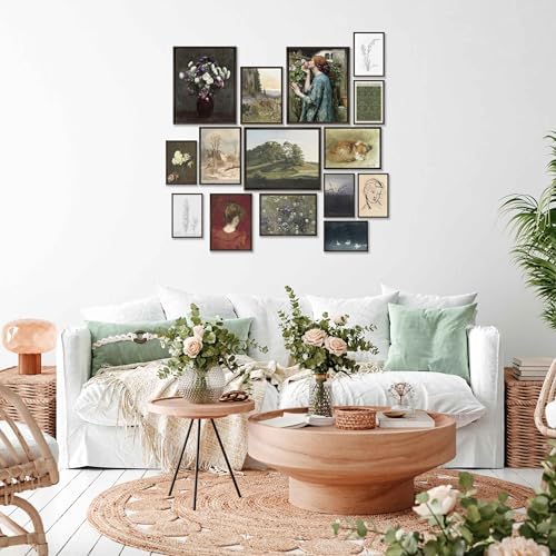 LANCHI95 15PCS Unframed Dark Academia Vintage Art - Image 3