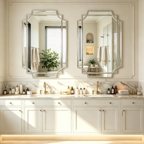 48"x31.6" Rectangle Beveled Mirror - Image 5