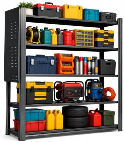 Heavy Duty 5 Tier Garage Shelving by BEESTMUEBLE