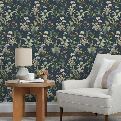 Simon&Siff Vintage Floral Peel and Stick Wallpaper 1200" x 17.3" - Image 6