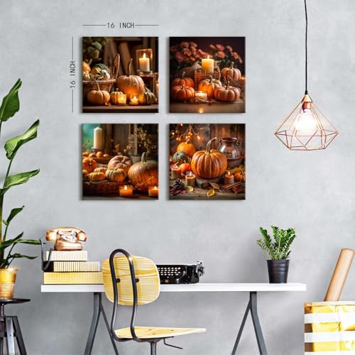 Fall Wall Decor Pumpkin Wall Art - Image 3