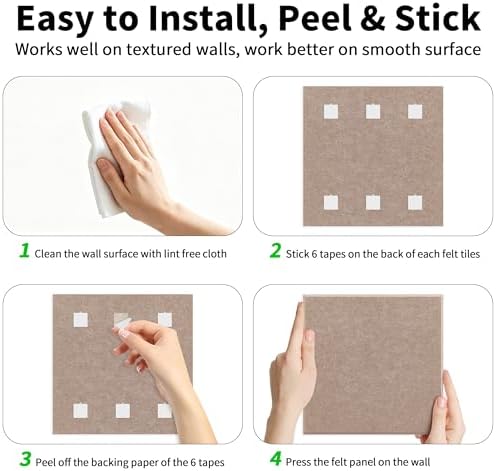 1/2'' Ultra Thick Felt Bulletin Pin Board Corkboard - Image 7