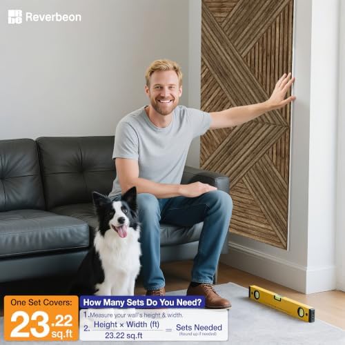 Acoustic Wall Panels, Decorative Sound Absorbing Panels, 6 Pack - Image 6
