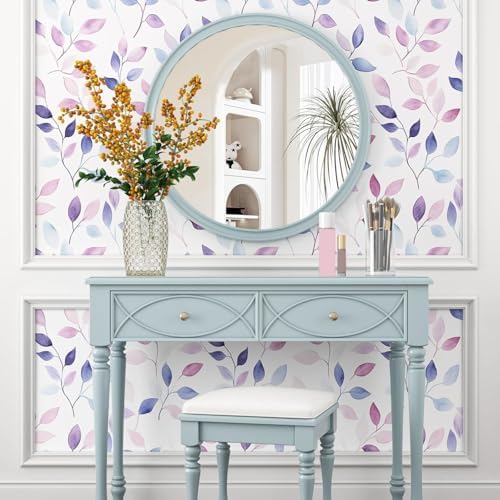 Dreamy Watercolor Botanical Peel and Stick Wallpaper 17.5" x 118" - Image 6