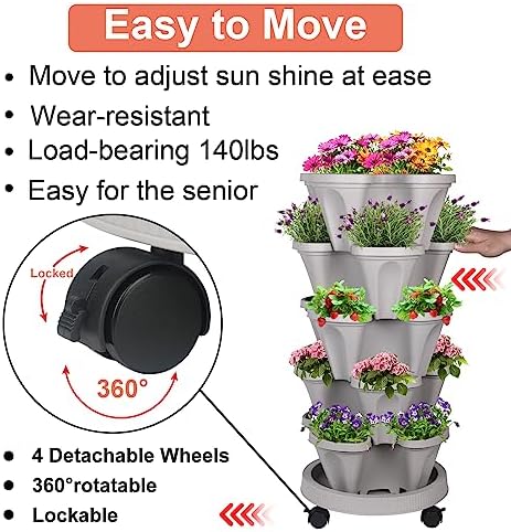 GameXcel Vertical Planter Tower - Image 4