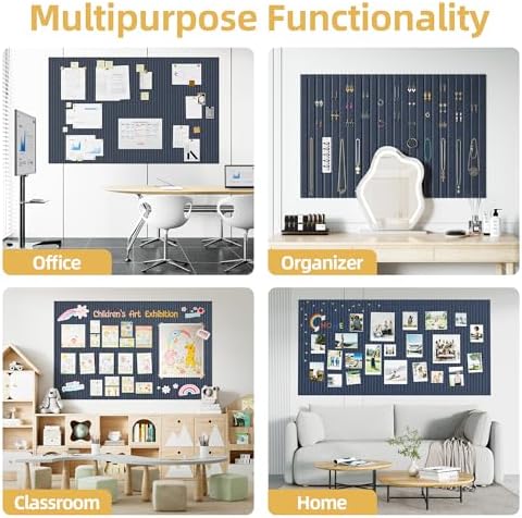 Large Cork Board for Walls 12 Pack Bulletin Board - Image 4