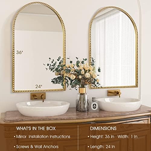 Arched Wall Mirror for Bathroom - Image 3