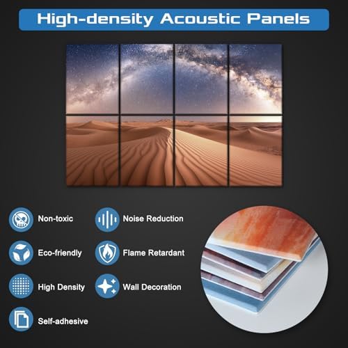 Decorative Acoustic Panels 8 Pack - Image 6