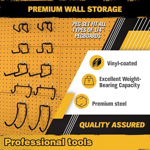 ELEAD 12-Piece Pegboard Hooks - Image 4