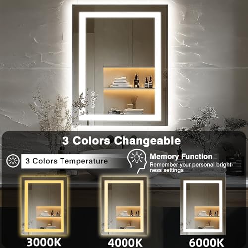 EchosLife 24"x36" LED Bathroom Mirrors - Image 4