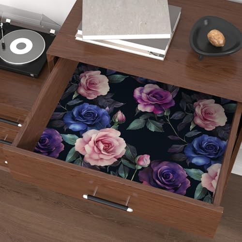 Laatse Gothic Purple Floral Wallpaper Peel and Stick 17.5" × 118" - Image 5