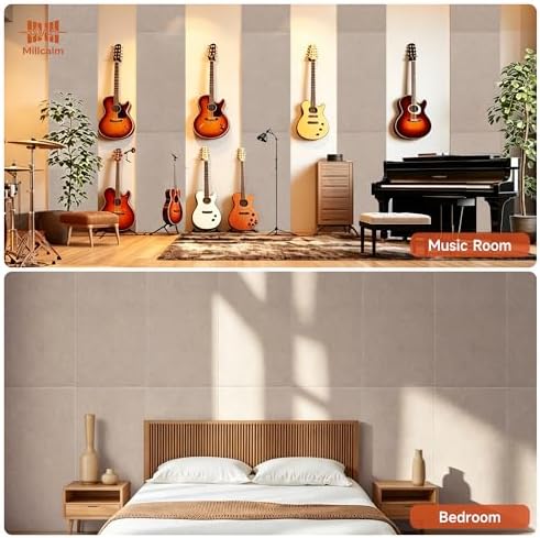 Acoustic Wall Panels, Self Adhesive, 47.2"x23.6", 2 Pack - Image 7