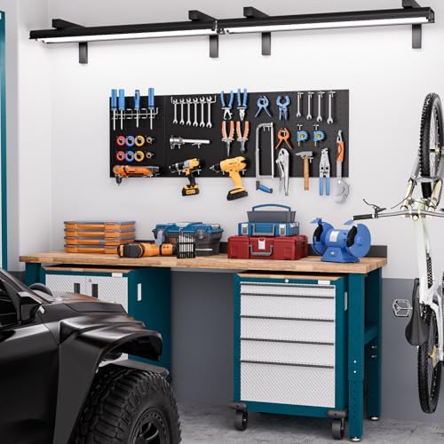 INCLY 70PCS Pegboard Wall Organizer Kit - Image 2