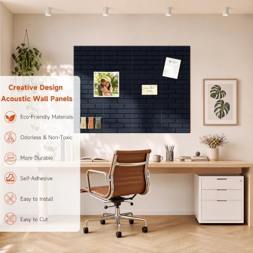 TO-TH Sound Proof Wall Panels Self-Adhesive Acoustic Panel 24Pack - Image 4