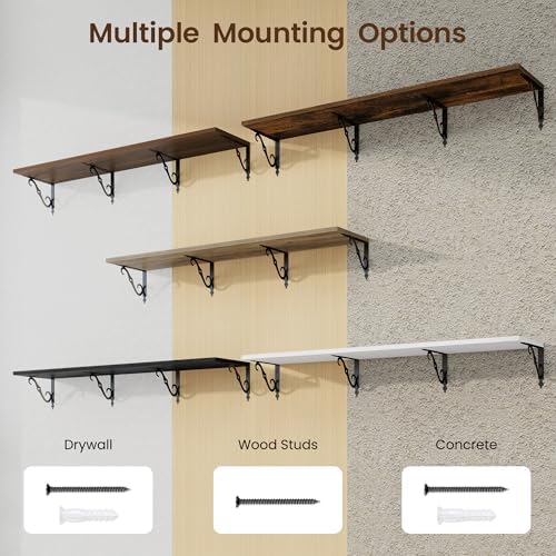 RICHFOCUS 12 Inch Deep Floating Shelves - Image 6