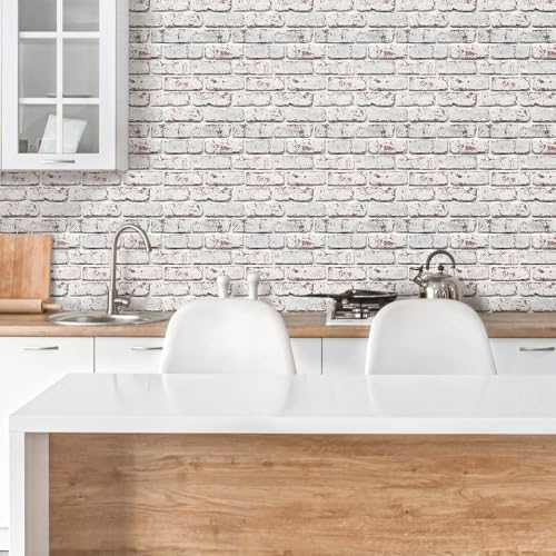 COMSTICKC 3D Faux Brick Wall Panels Peel and Stick - Image 2