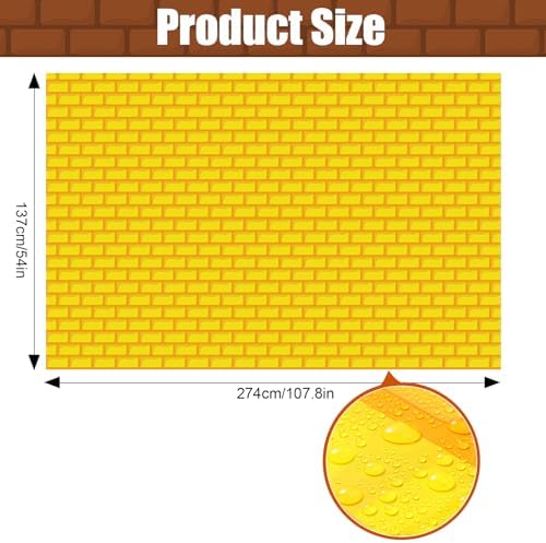 Chuangdi 2Pcs 4.5 x 9ft Brick Stone Backdrop Wallpaper Tablecloth - Image 2