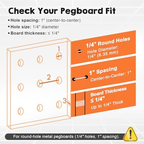 Walnut Finish Solid Wood Pegboard Shelf - Image 6