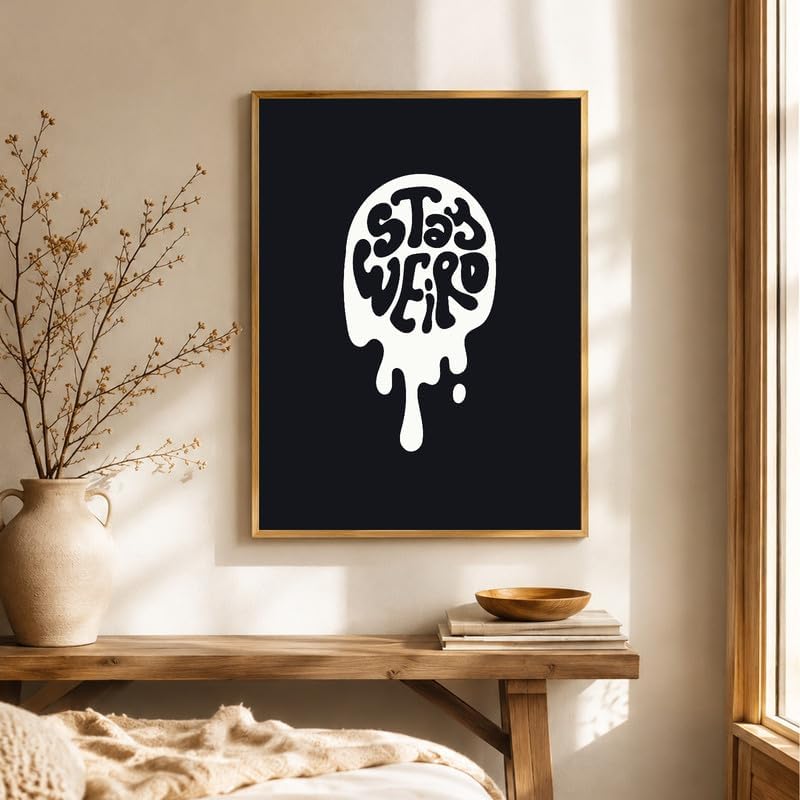 InkFlow Posters Stay Weird Canvas Poster - Image 3
